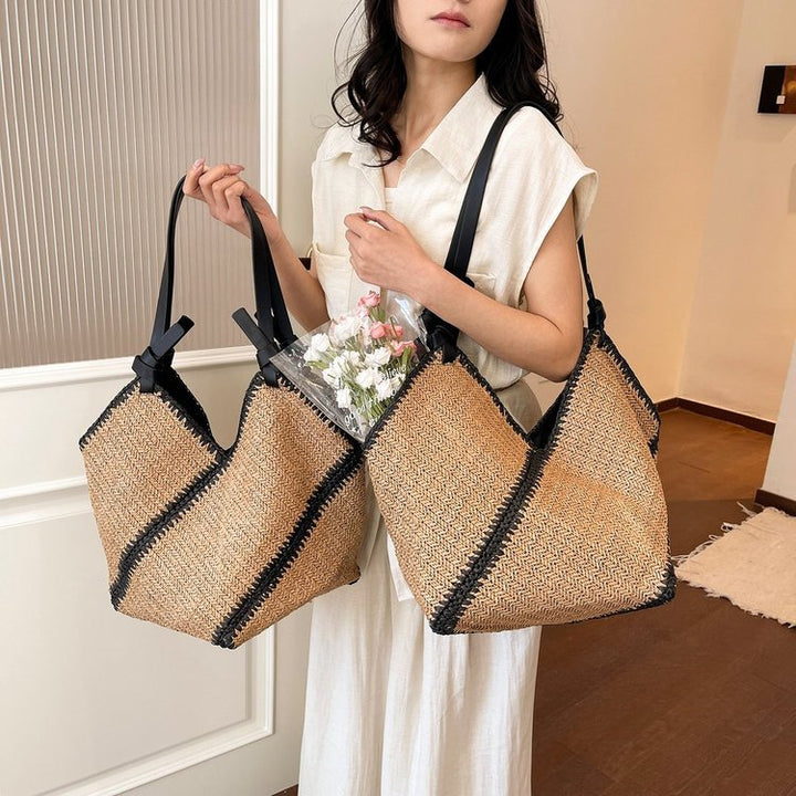 Trendy and Handmade Tote Bag Made from Natural Material Kalsten