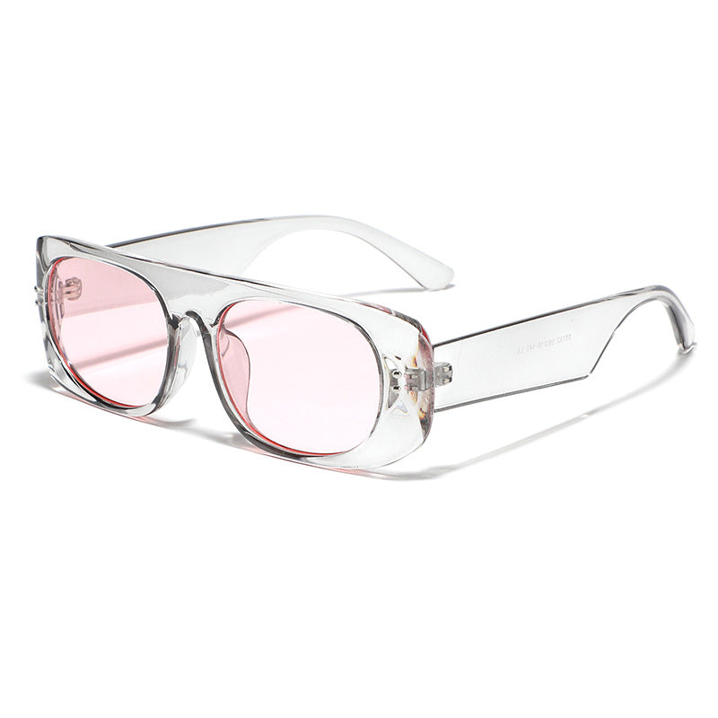 Women’s fashion sunglasses with transparent and geometric frame Kalsten