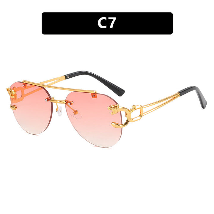 Women's unusual round sunglasses with decorative details Kalsten