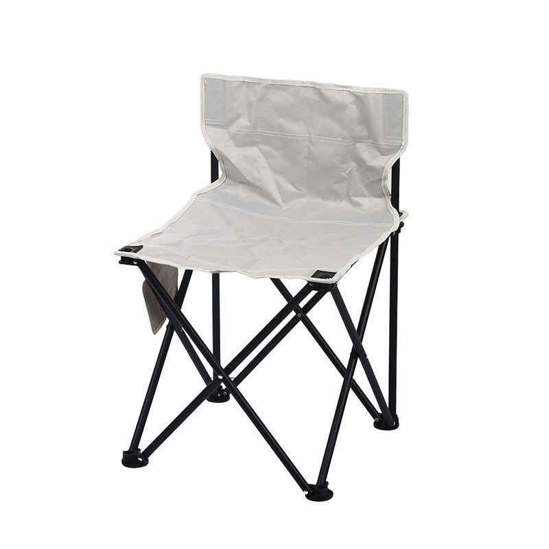 Folding chair with ergonomic backrest and sturdy frame Kalsten