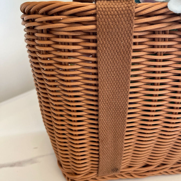 Women Handmade Storage Basket Made of Natural Material Kalsten