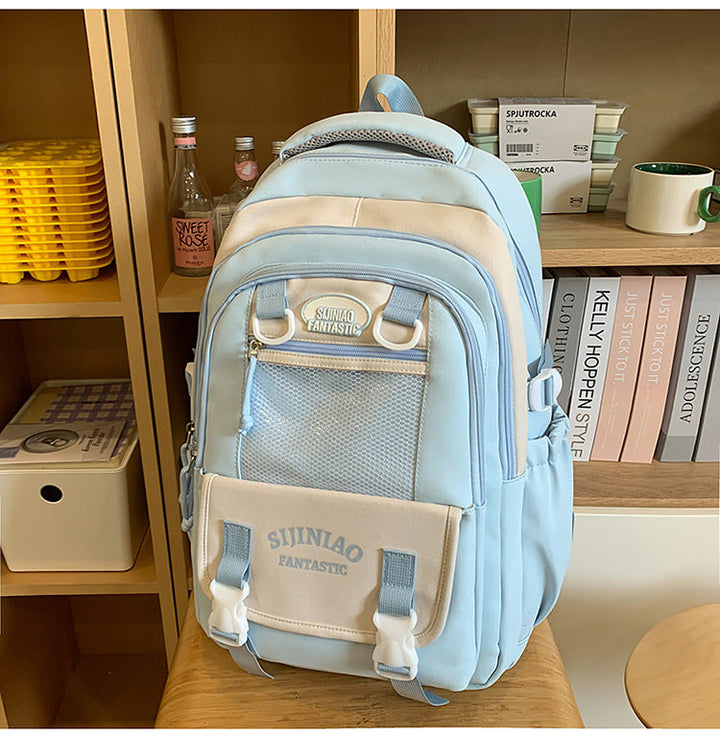 Multi-Compartment Functional School Backpack