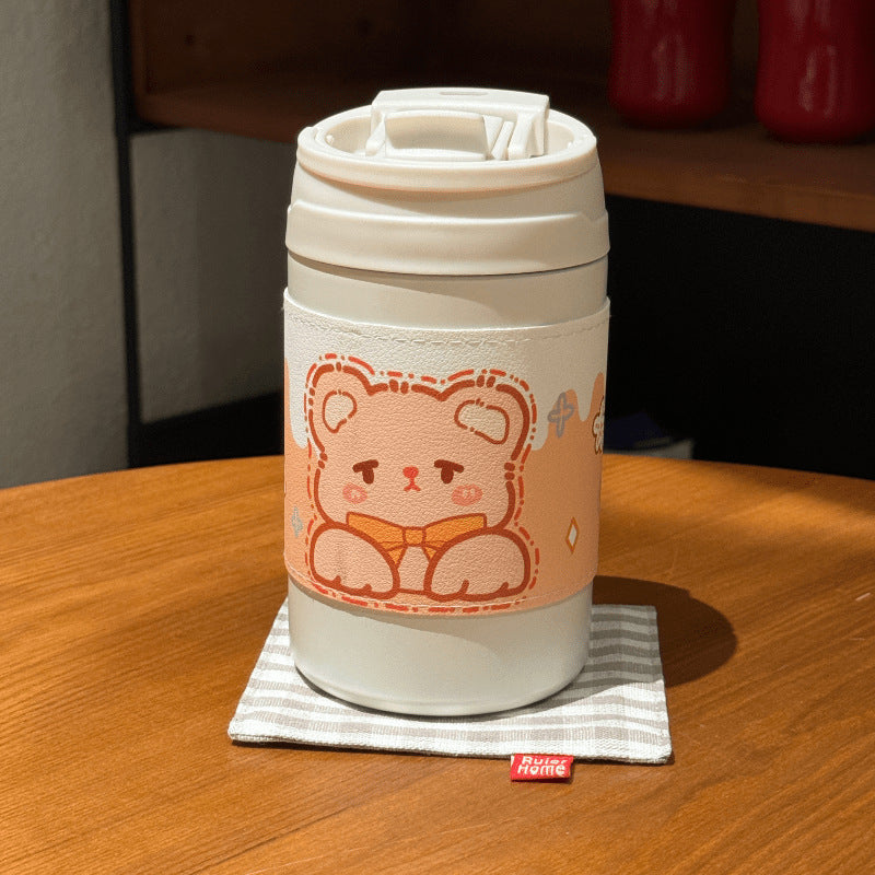 Women's Insulated Drinking Cup with Playful Animal Design Kalsten