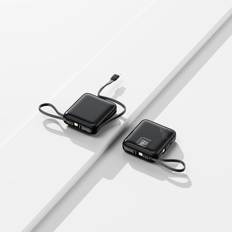 Portable power bank with integrated fast charging ports and digital battery level display Kalsten
