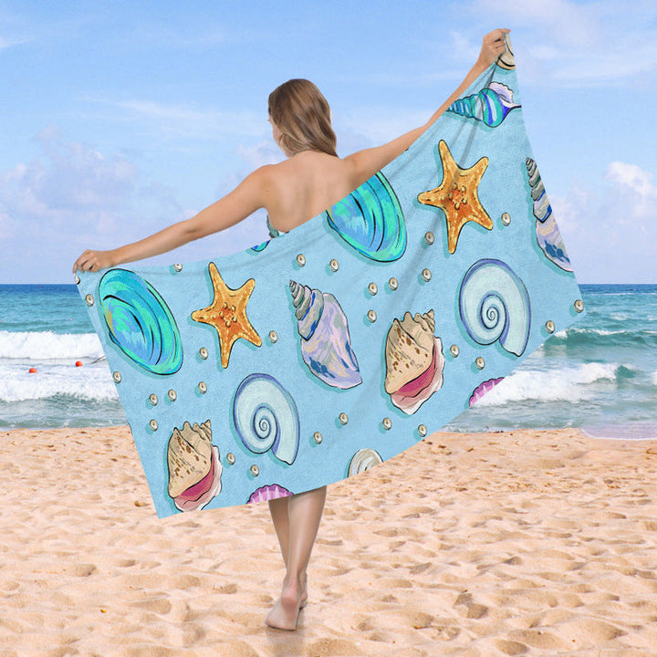 Beach towel with creative turtle design Kalsten