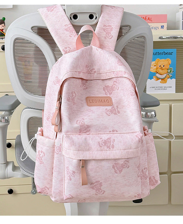 Cartoon Character Design School Backpack