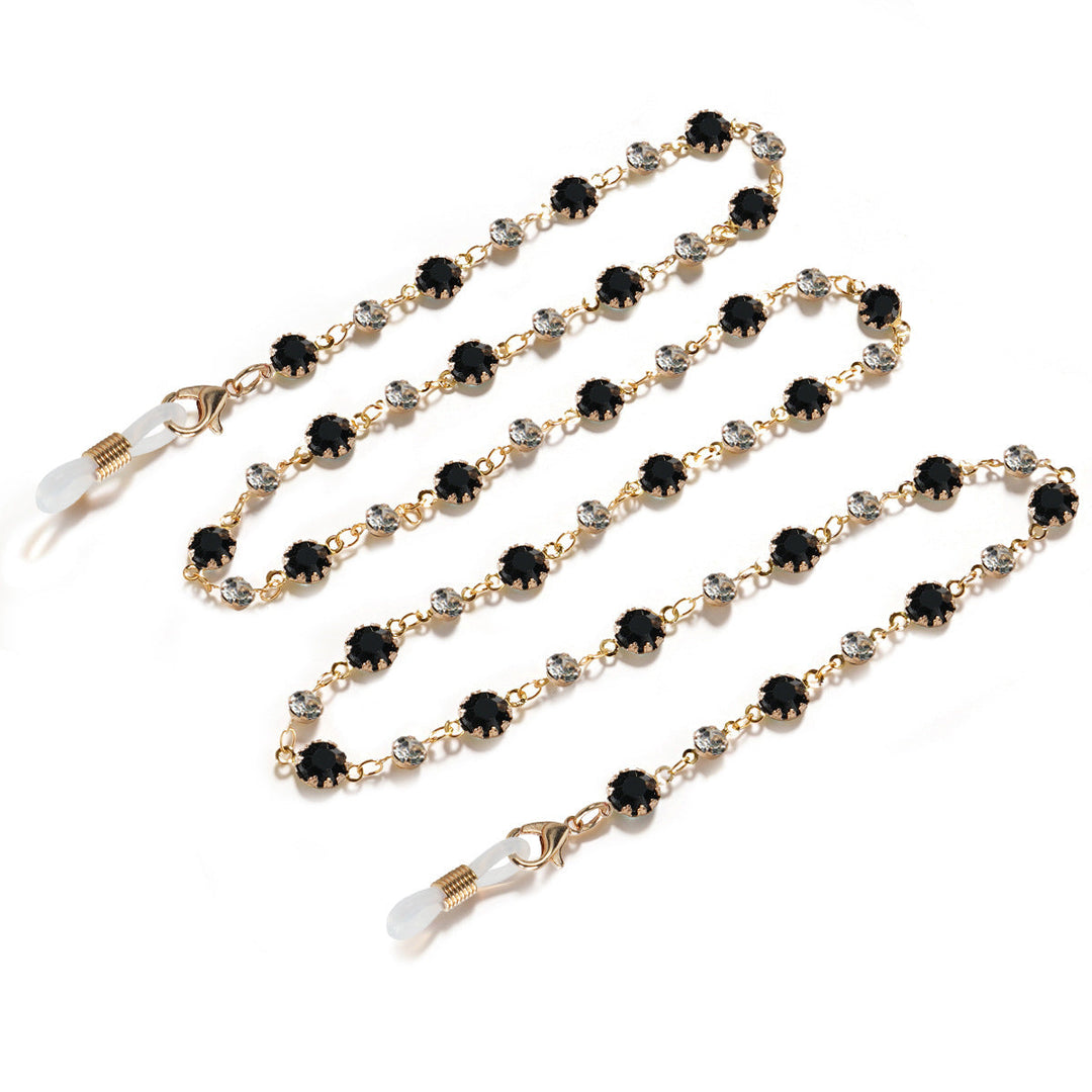 Crystal-Embellished Eyewear Chain kalsten