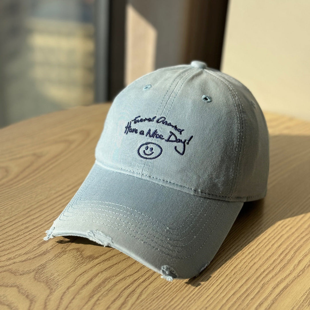 Women's Distressed Cotton Baseball Cap Kalsten 1784270914