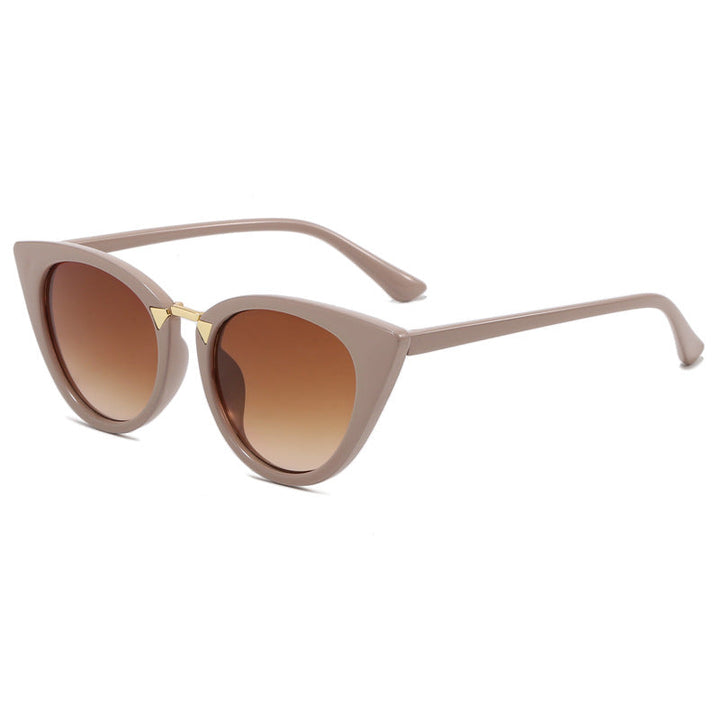 Ladies Cat-Eye Sunglasses with Elegant Golden Detail Kalsten