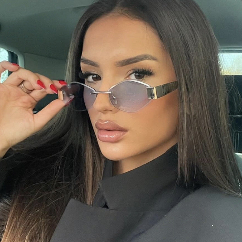 Women's fashionable sunglasses with elegant octagonal frame and UV protection Kalsten