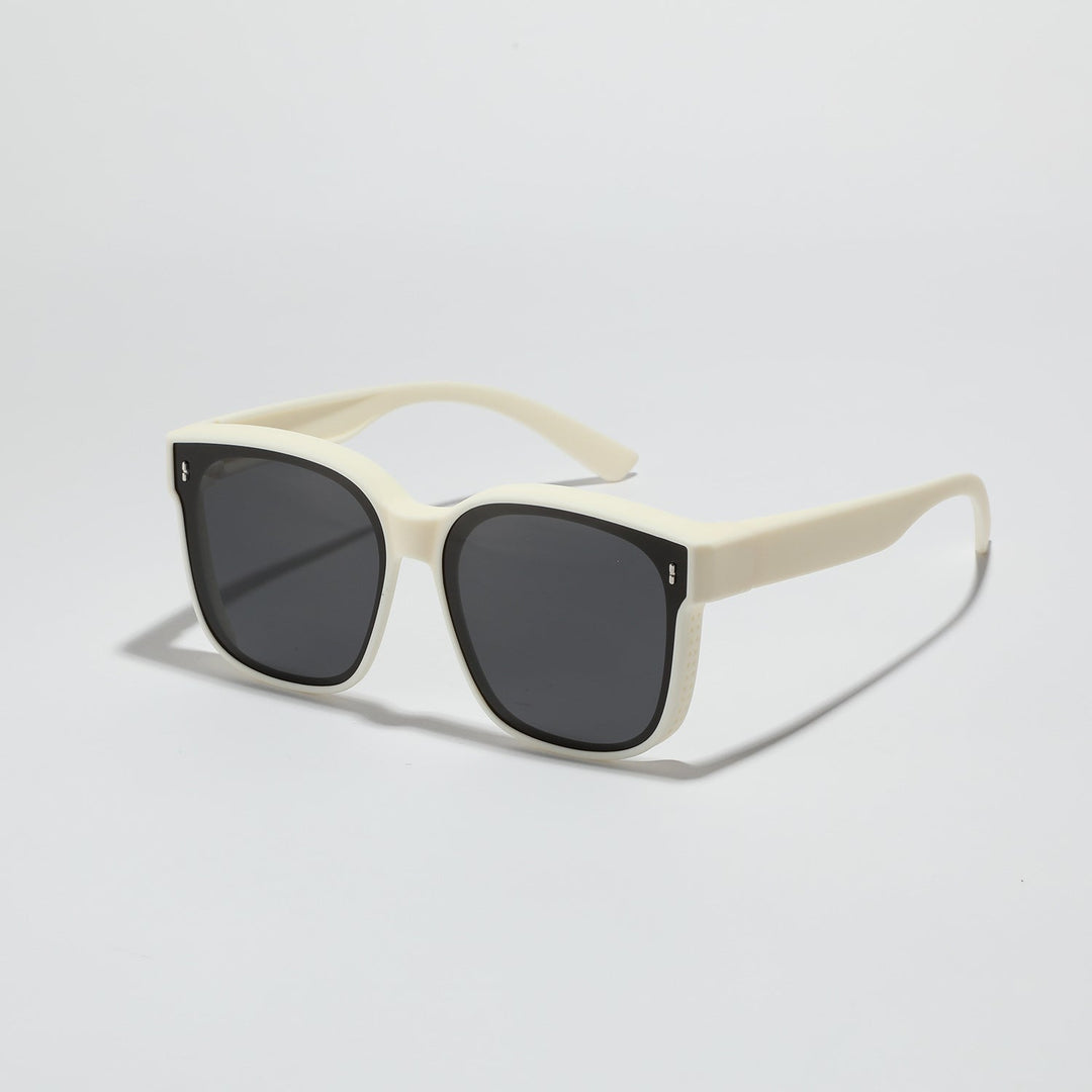 Women's square sunglasses with modern, glossy frame and UV protection Kalsten