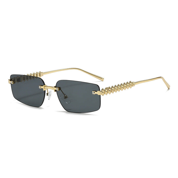 Women's fashion rectangular glasses with extravagant accents Kalsten