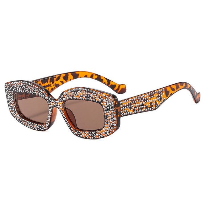 Women striking sunglasses with glamorous rhinestones Kalsten