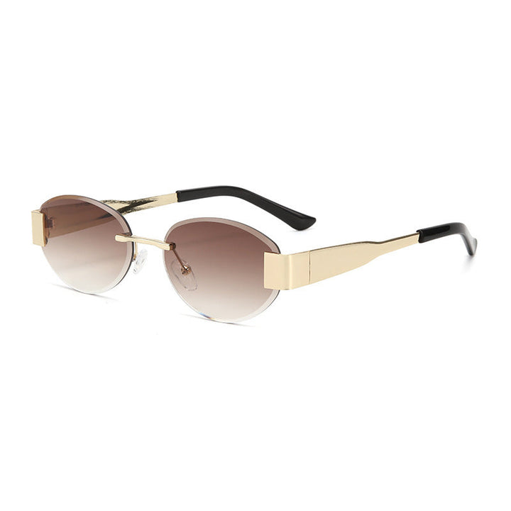 Women's glamorous sunglasses with clear, elegant frame and protective UV filter Kalsten
