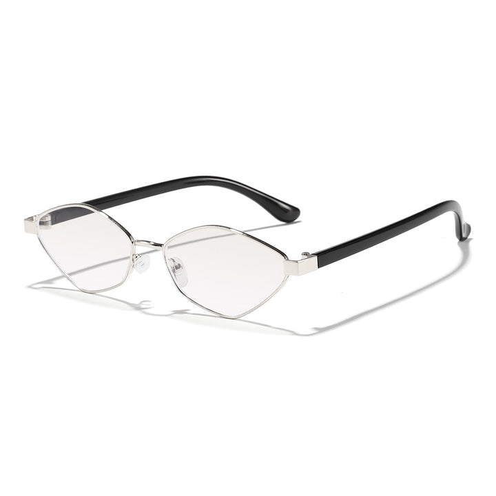 Women's Cat Eye Sunglasses with Brown Lenses and Elegant Metal Frame Kalsten