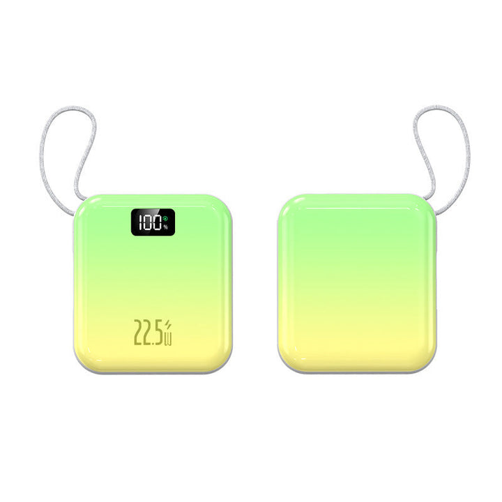 Portable power bank with state-of-the-art fast charging function and LED display Kalsten