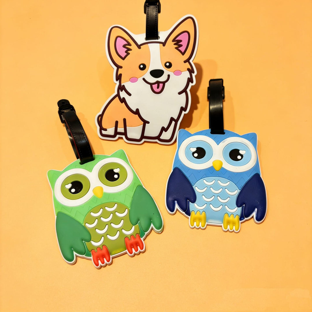 Owl-Shaped Luggage Tag Kalsten