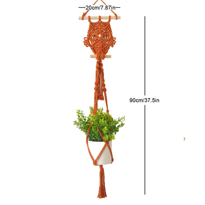 Decorative Macrame Owl Planter Acalora