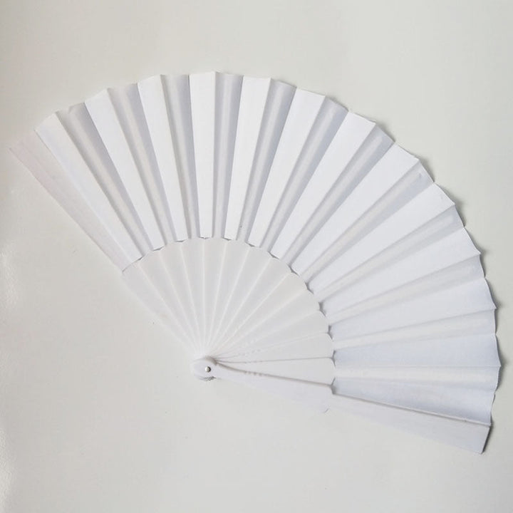 Ladies elegant hand fan made of high-quality paper and natural materials Kalsten