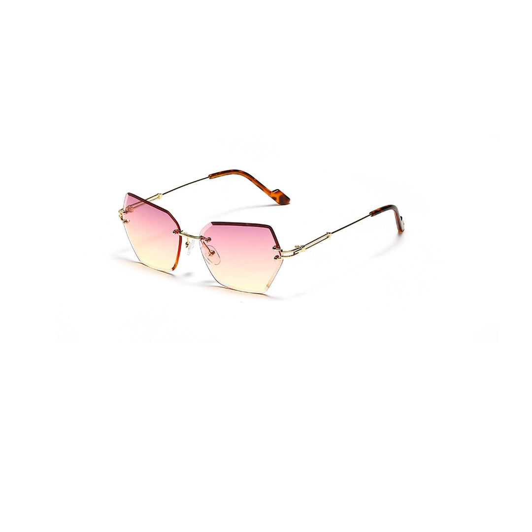 Women's modern sunglasses with stylish hexagonal frame Kalsten