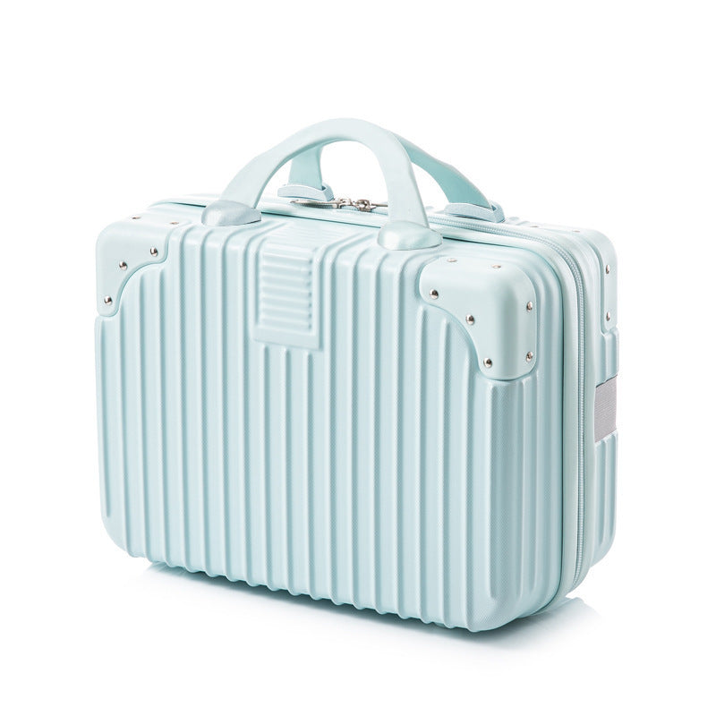 hard-shell cosmetic travel case with double top handles and reinforced corner protectors Kalsten
