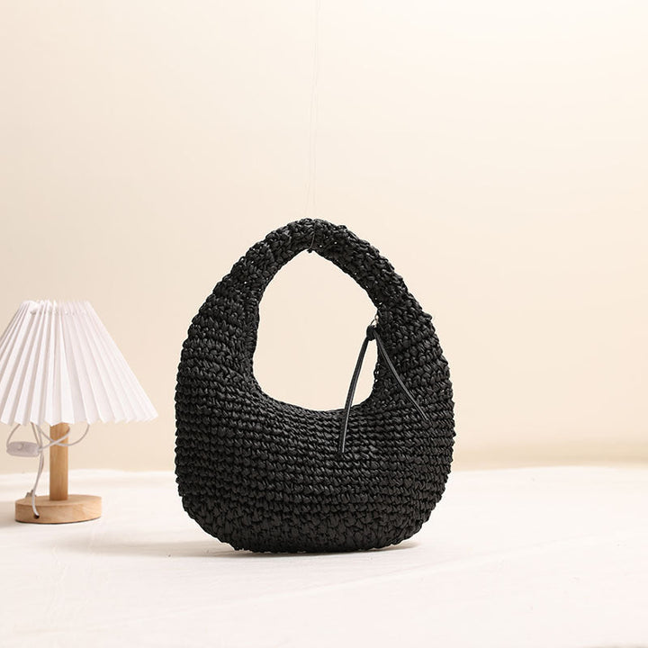Handmade Basket Bag in Modern Hobo Style Kalsten