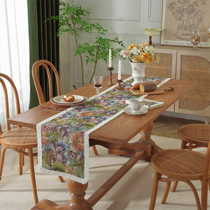 Decorative Floral Table Runner