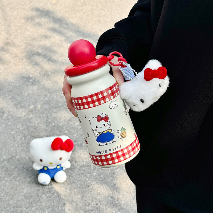 Women Creative Water Bottle with Cute Pendant Kalsten