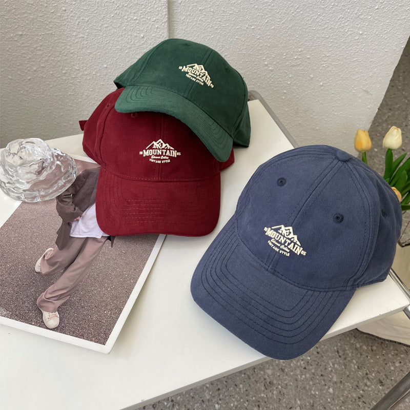Men's Vintage-Inspired Mountain Graphic Baseball Cap Kalsten