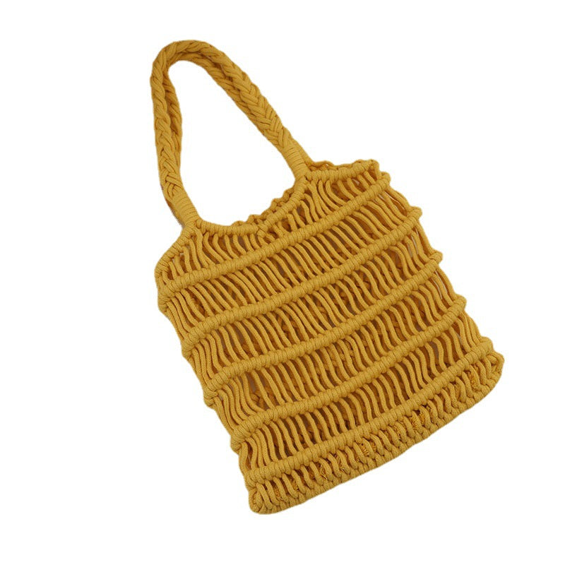 Braided Macrame Shoulder Bag Kalsten