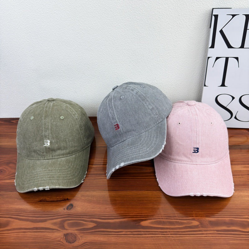 Unisex Distressed Cotton Baseball Cap Kalsten 1784083761