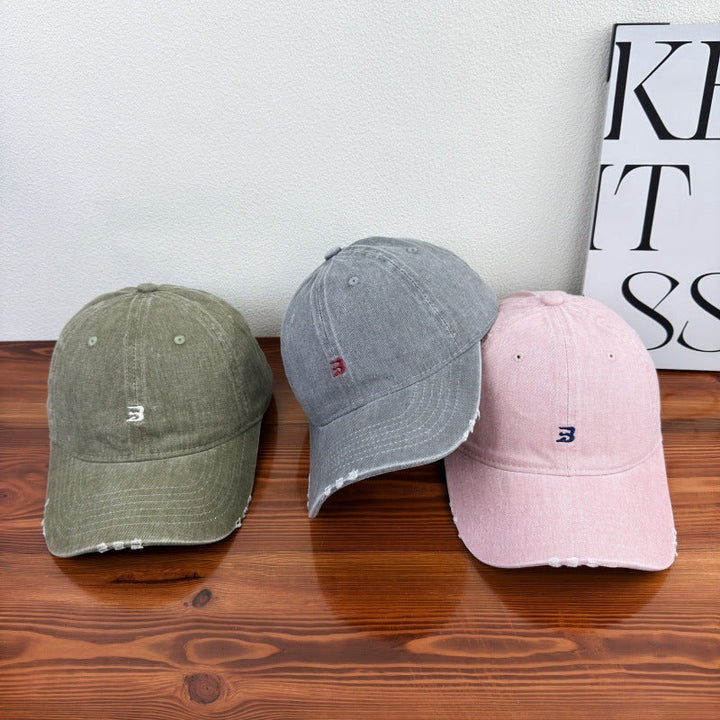 Unisex Distressed Cotton Baseball Cap Kalsten 1784083761