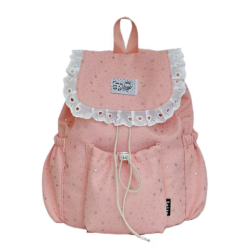 Starry Design Ruffled Backpack Kalsten