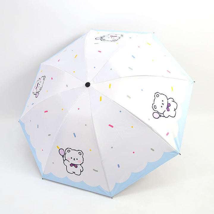 Ladies Folding Umbrella with Cute Animal Design Kalsten