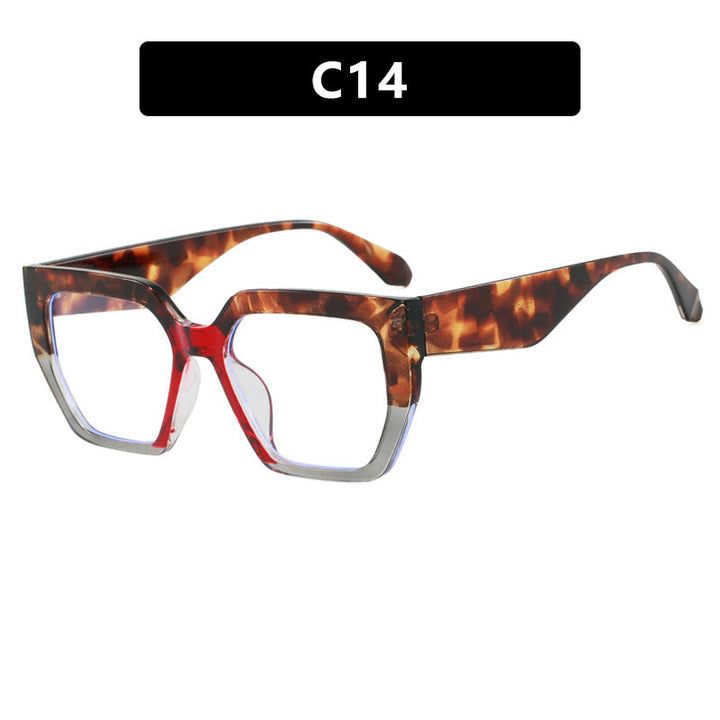 Women's geometric glasses in stylish tortoiseshell pattern Kalsten