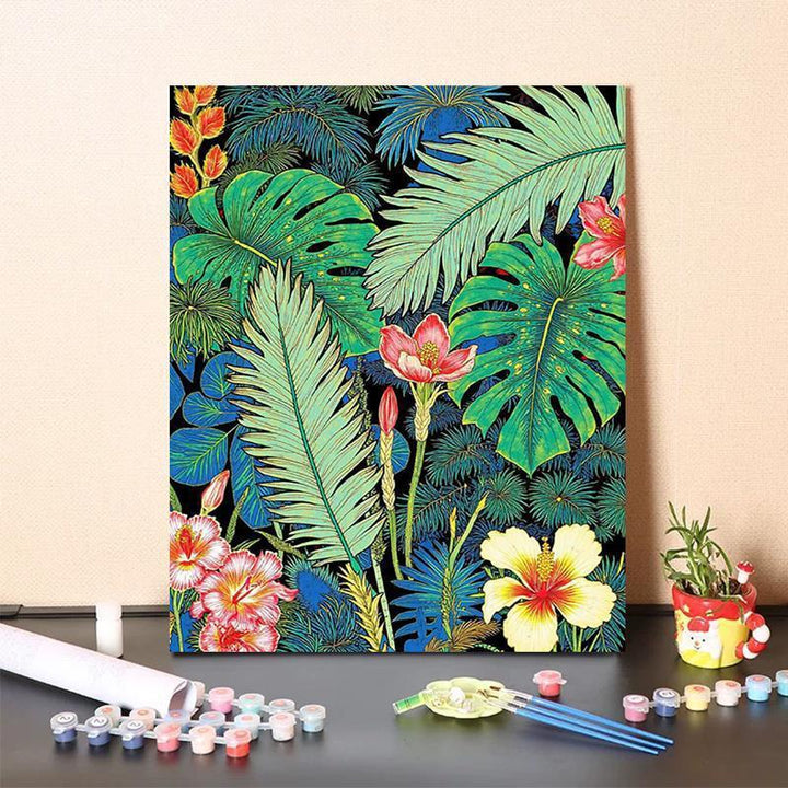 Tropical Botanical Painting Kit Kalsten