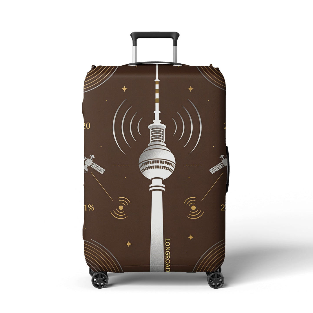 Women's suitcase cover in futuristic design Kalsten