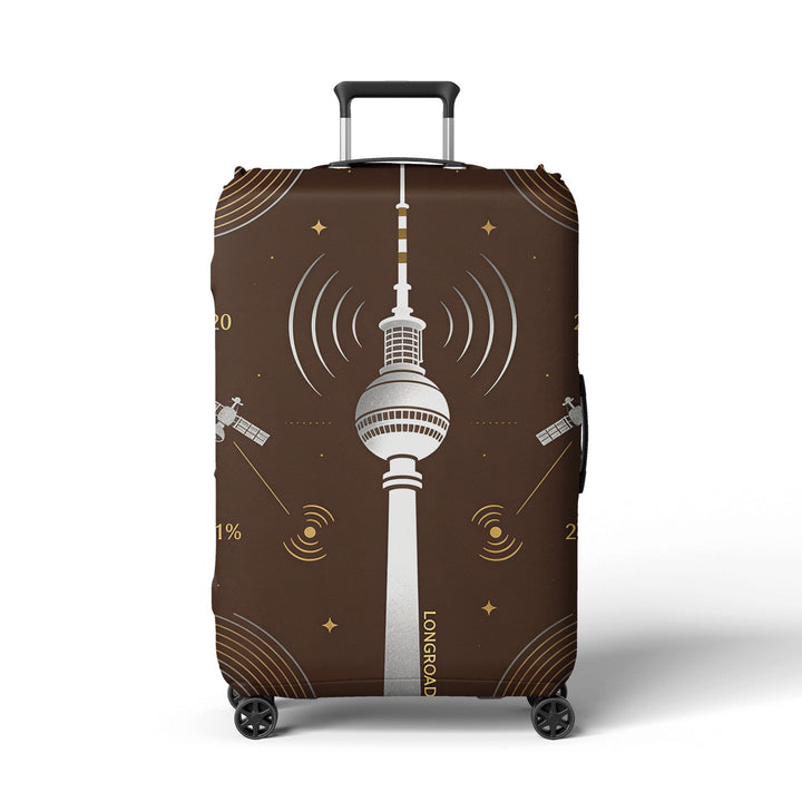 Women's suitcase cover in futuristic design Kalsten