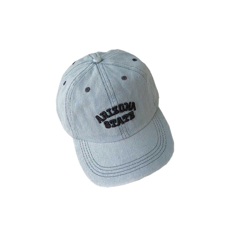 Unisex Vintage-Inspired Embroidered Denim Cap Kalsten