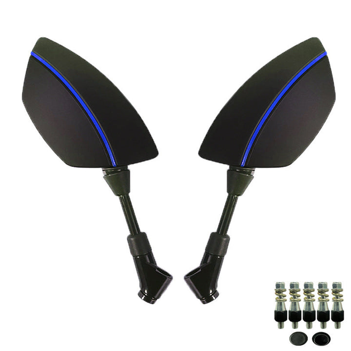 Motorcycle Mirror Set with Aerodynamic Design and High Stability Kalsten