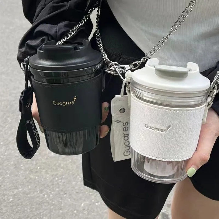 Women's coffee and tea mug with practical carrying handle Kalsten