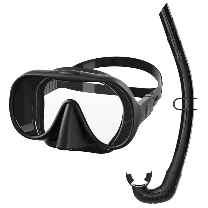 Swimming mask with flexible breathing tube Kalsten