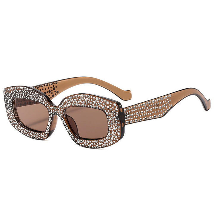 Women striking sunglasses with glamorous rhinestones Kalsten