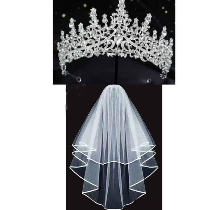 Women's Wedding Tiara and Veil Set Kalsten
