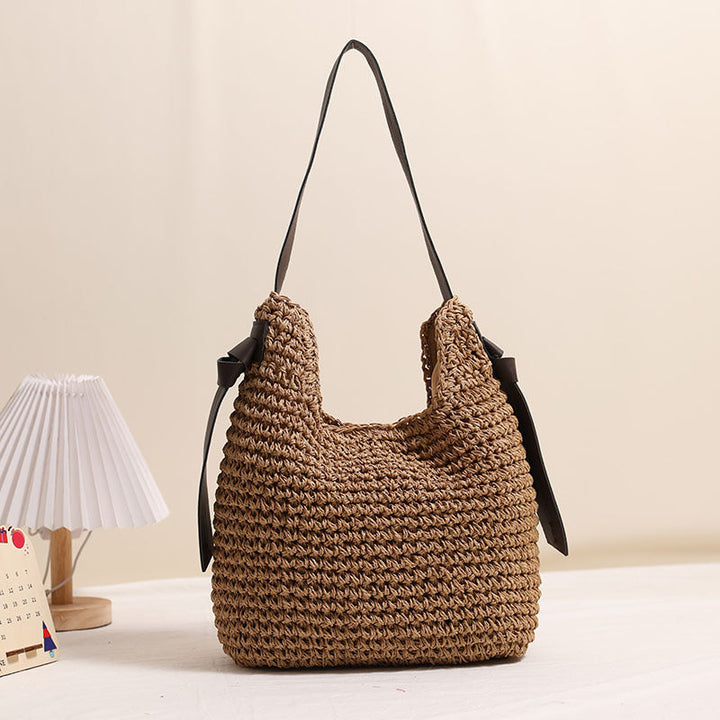 Fashionable Handmade Shoulder Bag Made of Natural Material Kalsten