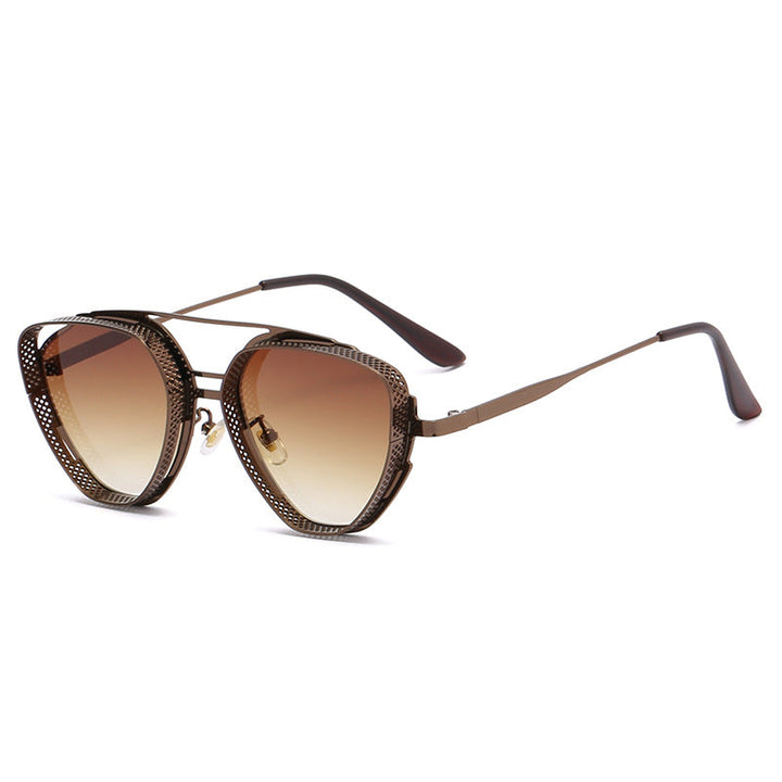 Ladies extravagant sunglasses in modern polygon design Kalsten
