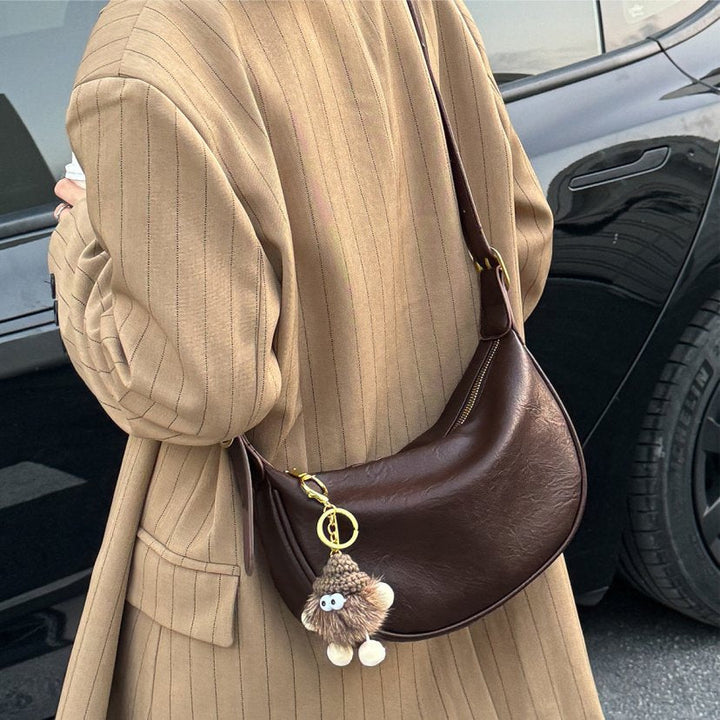 Elegant Curved Crossbody Bag Kalsten