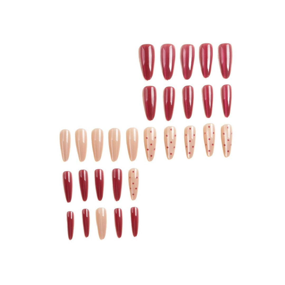 Premium Decorative Stiletto Press-On Nail Set Kalsten