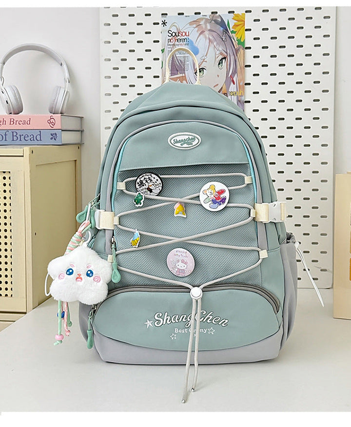 Customizable Character-Embellished School Backpack