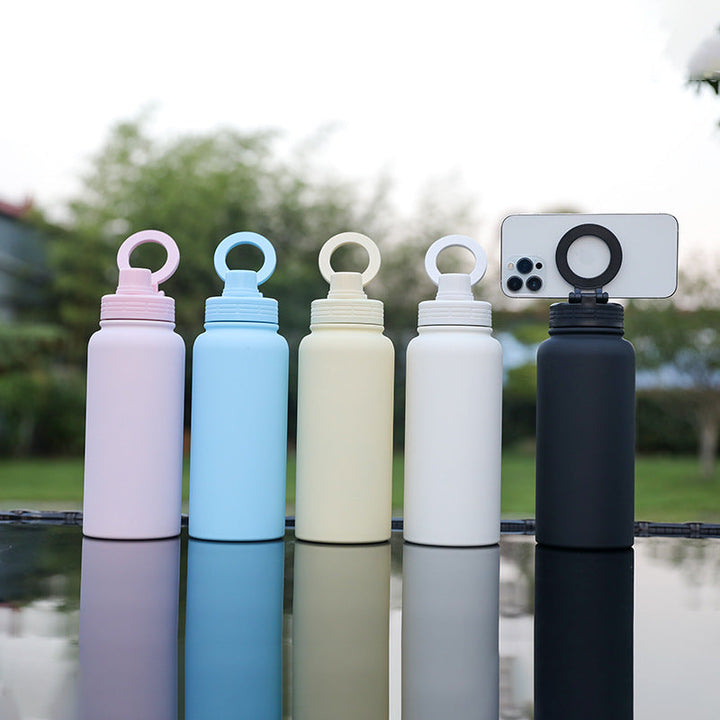 Women's resealable drinking bottle with ergonomic design Kalsten